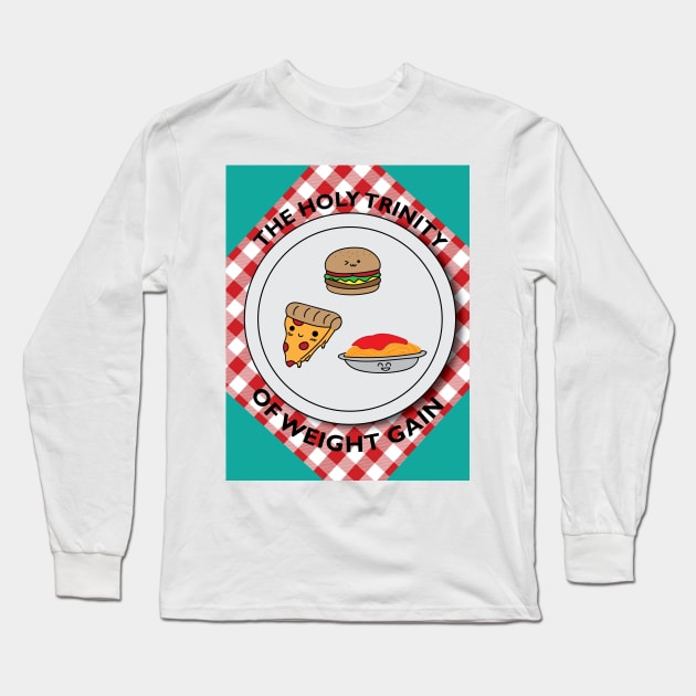 Trinity of Weightgain Long Sleeve T-Shirt by Cooleoperson